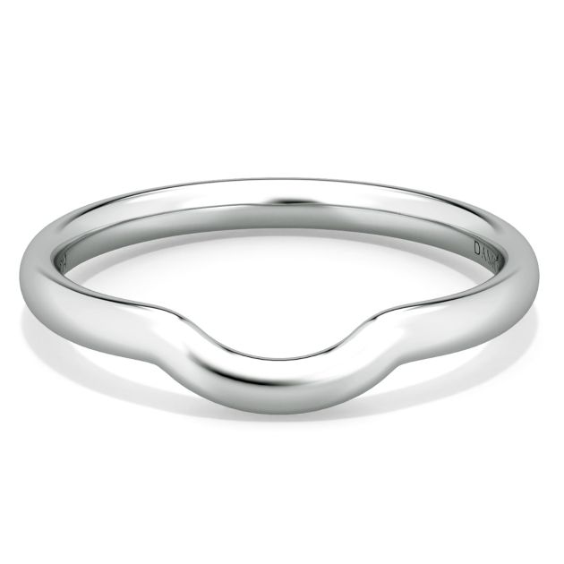 Norme de Danhov Wedding Band in 18k White Gold