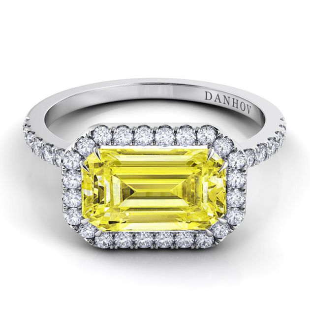 Danhov Per Lei Diamond Ring for Women in 14k White Gold