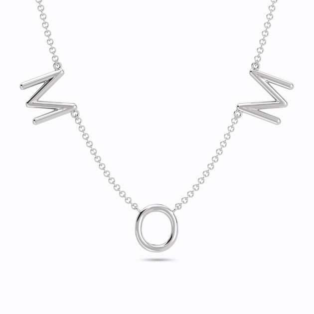 Norme de Danhov Mom Pendant in 14k White Gold