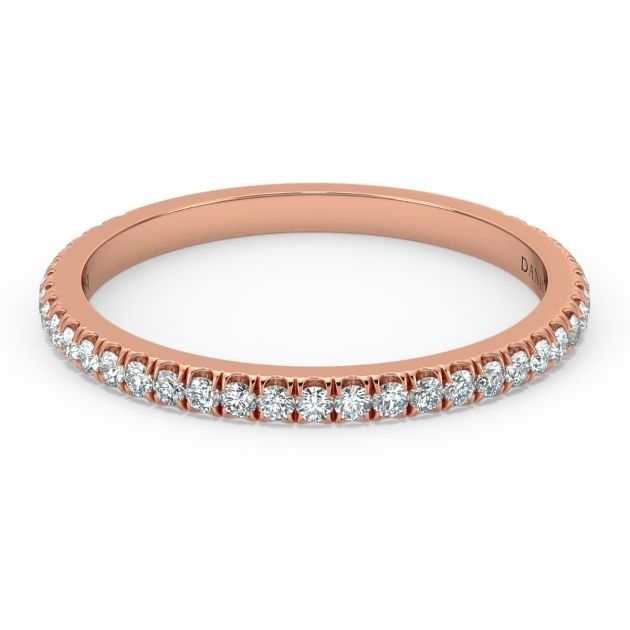 Norme de Danhov Wedding Band in 18k Rose Gold