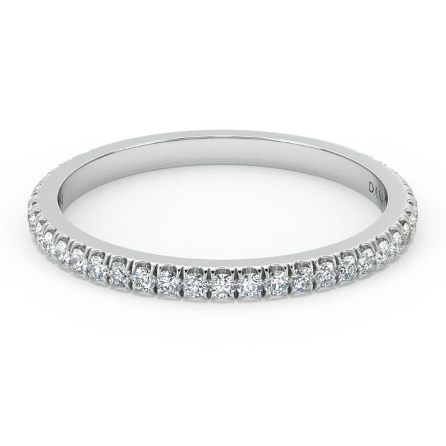 Norme de Danhov Wedding Band in 14k White Gold
