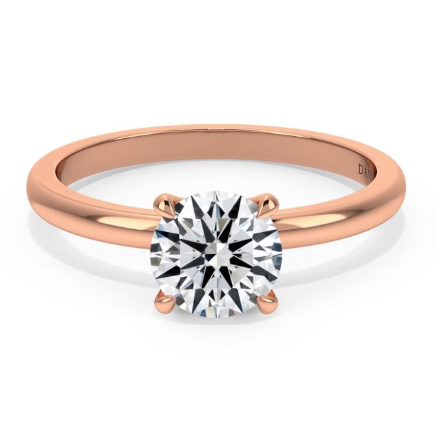 Norme De Danhov Ladies Engagement Ring in 18k Rose Gold