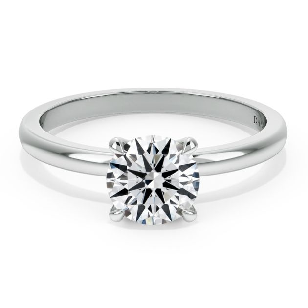 Norme De Danhov Ladies Engagement Ring in 18k White Gold