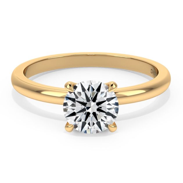 Norme De Danhov Ladies Engagement Ring in 18k Yellow Gold