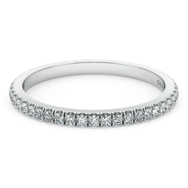Norme de Danhov Wedding Band in 14k White Gold
