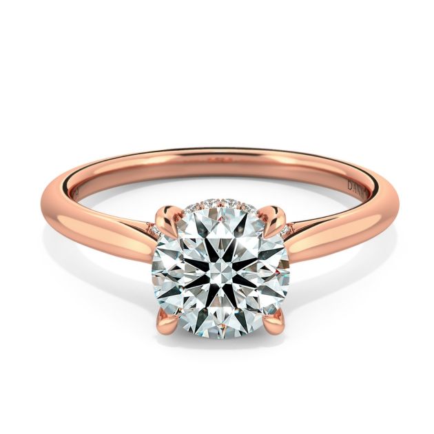 Norme de Danhov  Engagement Ring for Women in 14k Rose Gold