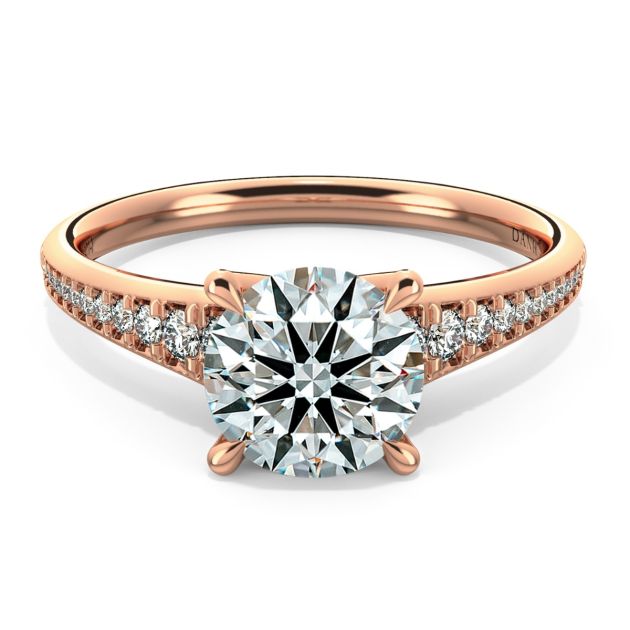 Norme De Danhov Engagement Ring in 14k Rose Gold