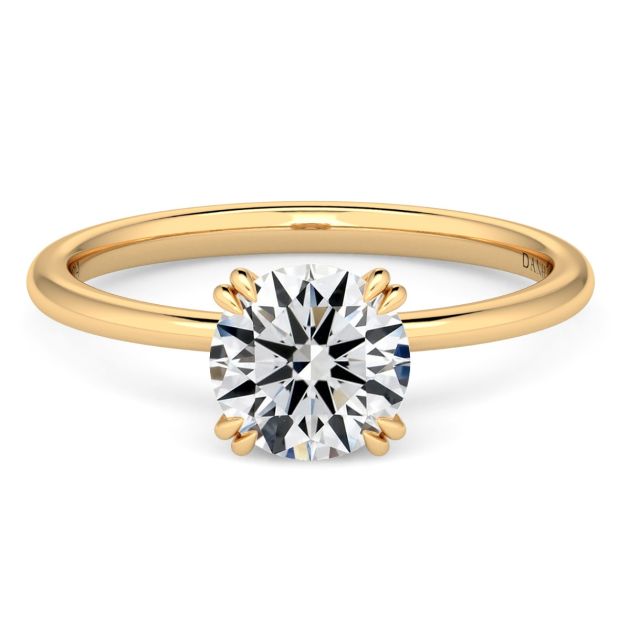 Norme de Danhov Engagement Ring in 18k Yellow Gold