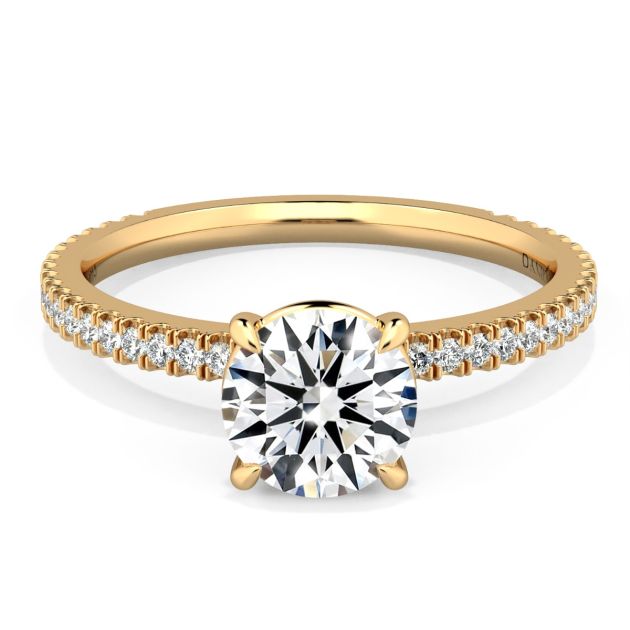 Norme de Danhov Engagement Ring in 14k Yellow Gold