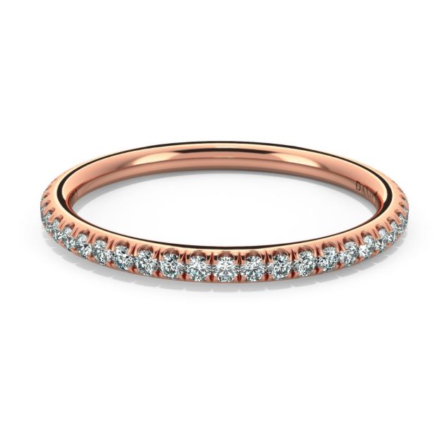Norme de Danhov Wedding Band in 14k Rose Gold