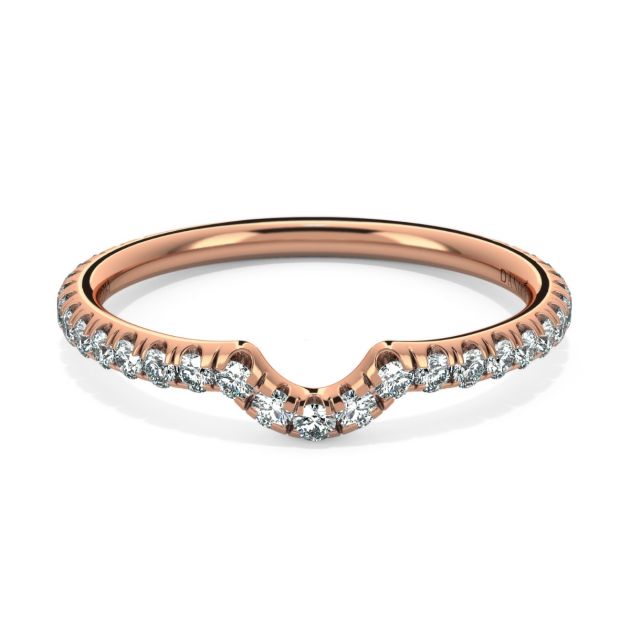 Norme de Danhov Wedding Band in 14k Rose Gold