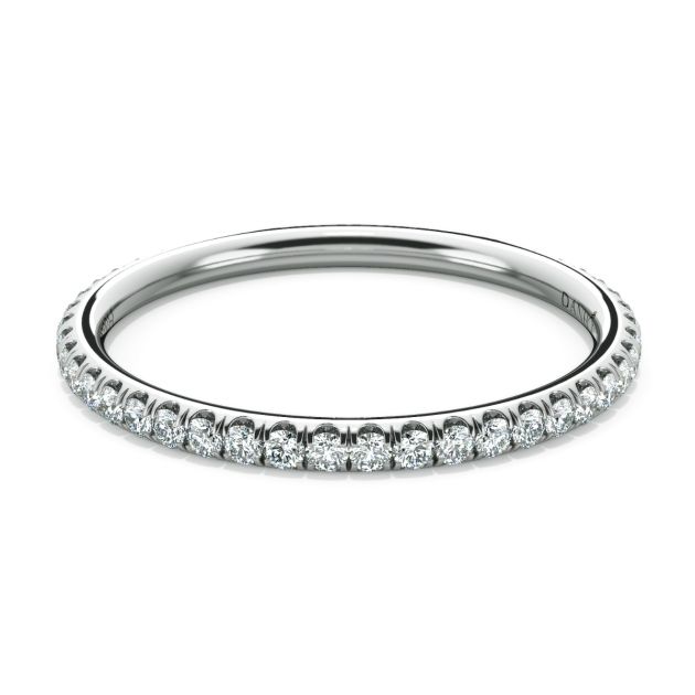 Norme de Danhov Wedding Band in 18k White Gold