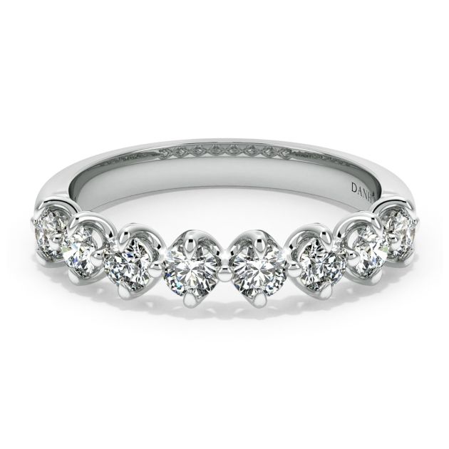 Norme de Danhov Wedding Band in 18k White Gold