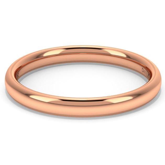 Norme de Danhov Wedding Band in 14k Rose Gold