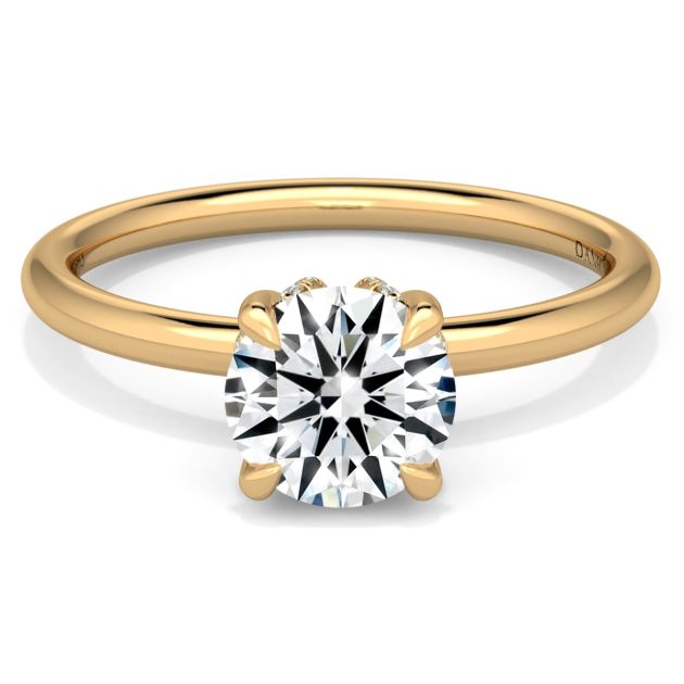 Danhov Classico Engagement Ring in 14kt Yellow Gold 
