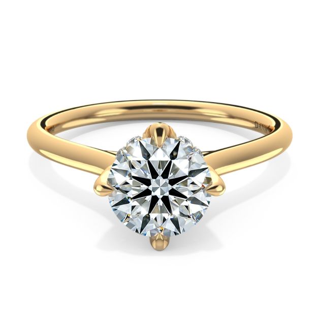 Norme de Danhov Engagement Ring in 14k Yellow Gold