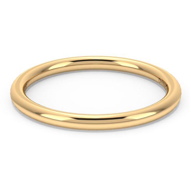 Norme de Danhov Classic Wedding Band in 14k Yellow Gold