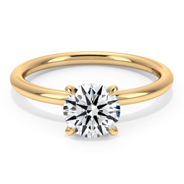 Norme De Danhov Classico Engagement Ring in 14k Yellow Gold