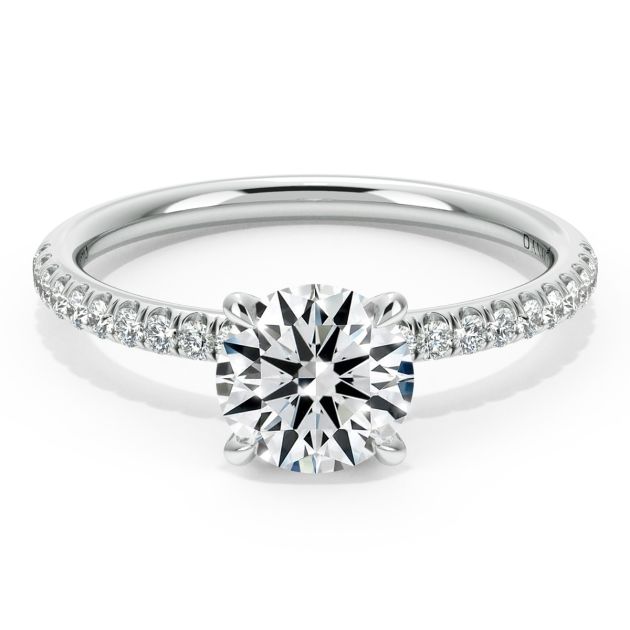Norme de Danhov  Engagement Ring for Women in Platinum