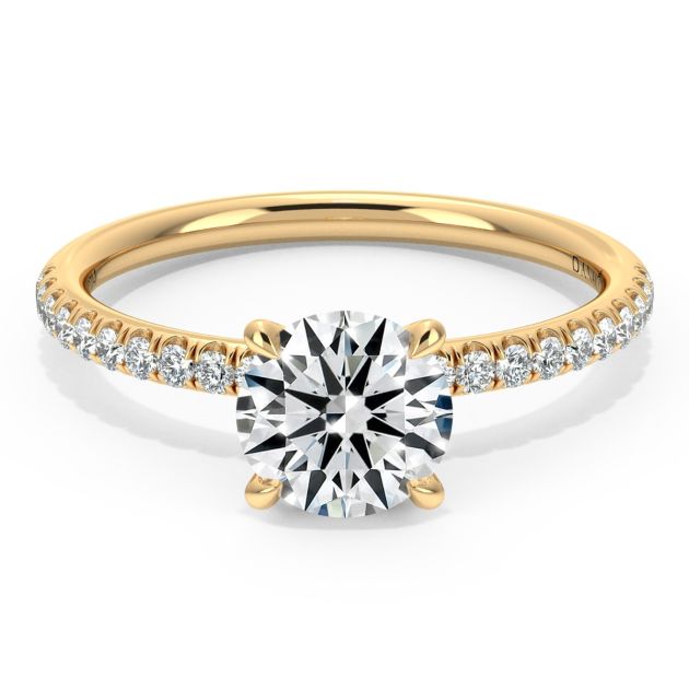 Norme de Danhov  Engagement Ring for Women in 18k Yellow Gold