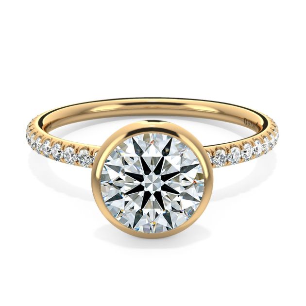 Norme de Danhov Engagement Ring in 14k Yellow Gold