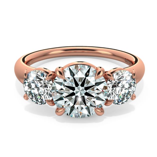 Norme de Danhov  Engagement Ring for Women in 14k Rose Gold