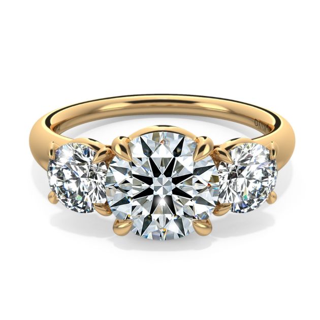 Norme de Danhov  Engagement Ring for Women in 14k Yellow Gold