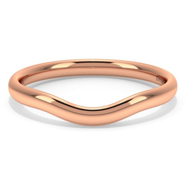 Norme de Danhov Wedding Band in 14k Rose Gold