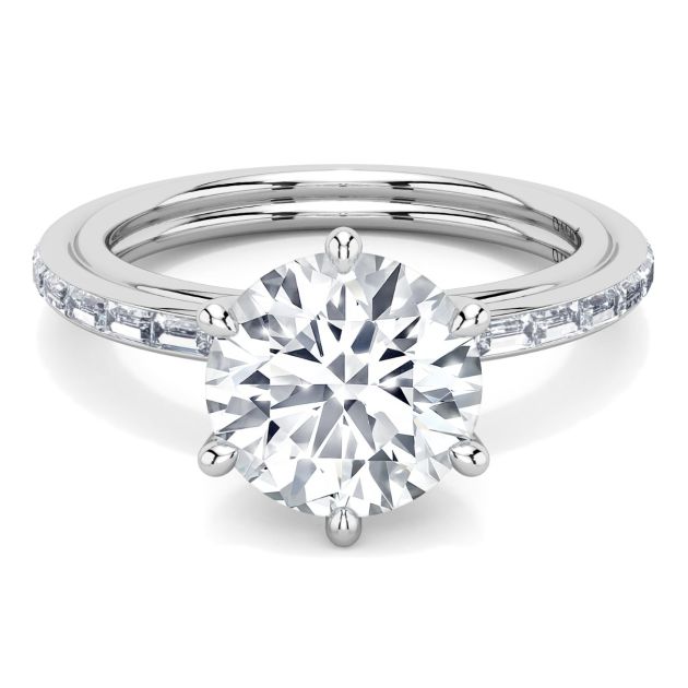 Danhov Unito Diamond Engagement Ring in 18KT white Gold