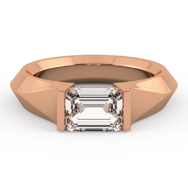Danhov Voltaggio Engagement Ring in 14k Rose Gold