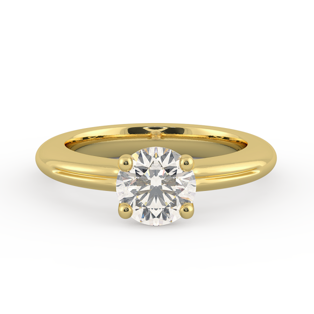 Danhov Voltaggio Engagement Ring in 14K Yellow Gold