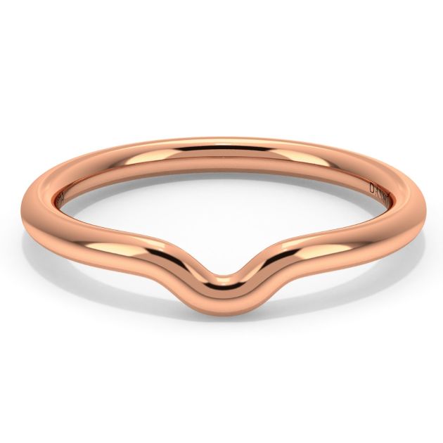 Norme de Danhov Wedding Band in 14k Rose Gold