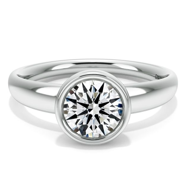 Norme de Danhov Engagement Ring in Platinum