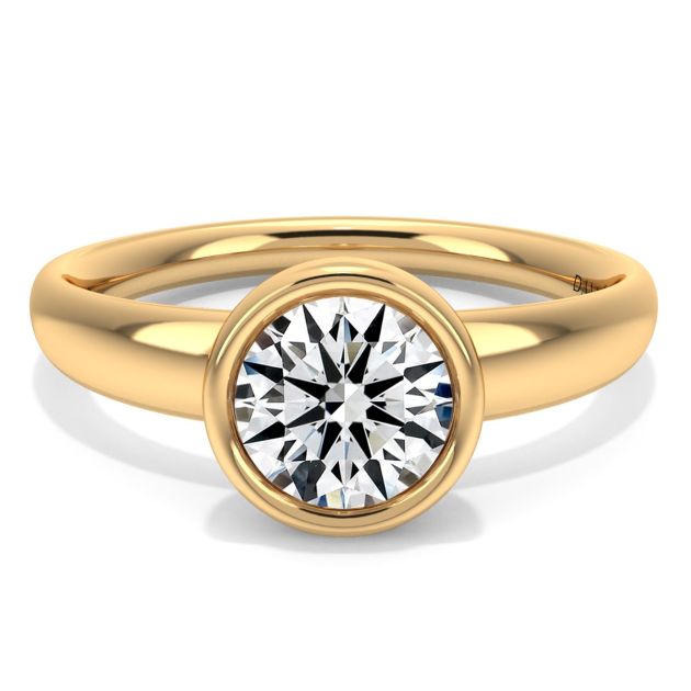 Norme de Danhov Engagement Ring in 14k Yellow Gold
