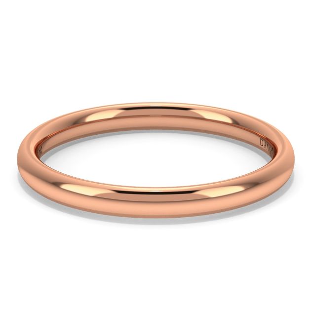 Norme de Danhov Wedding Band in 18k Rose Gold
