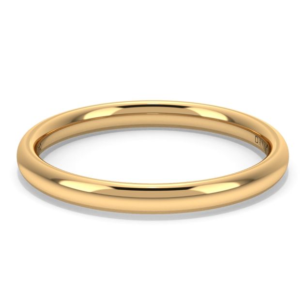 Norme de Danhov Wedding Band in 18k Yellow Gold