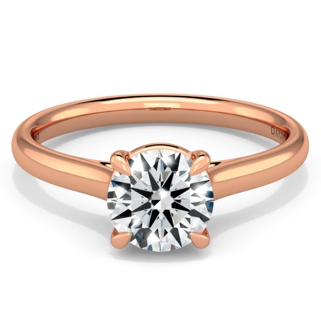Norme de Danhov Engagement Ring in 14k Rose Gold