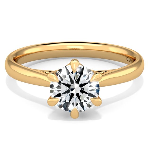 Norme de Danhov  Engagement Ring for Women in 18k Yellow Gold