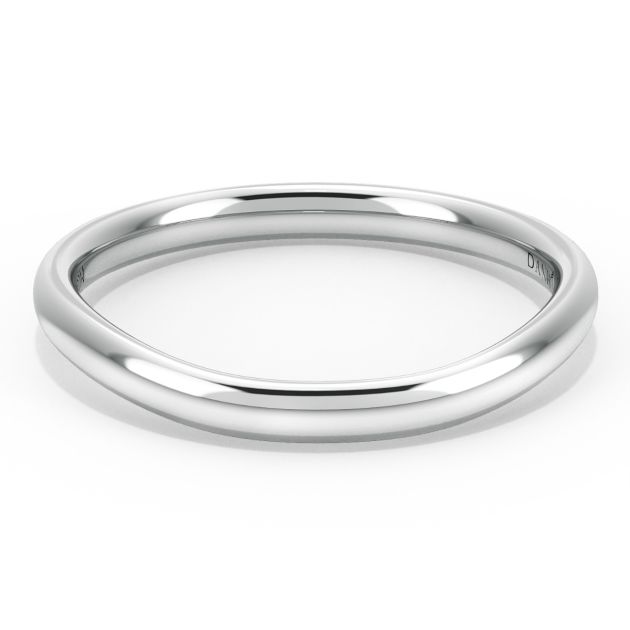Norme de Danhov Wedding Band in Platinum