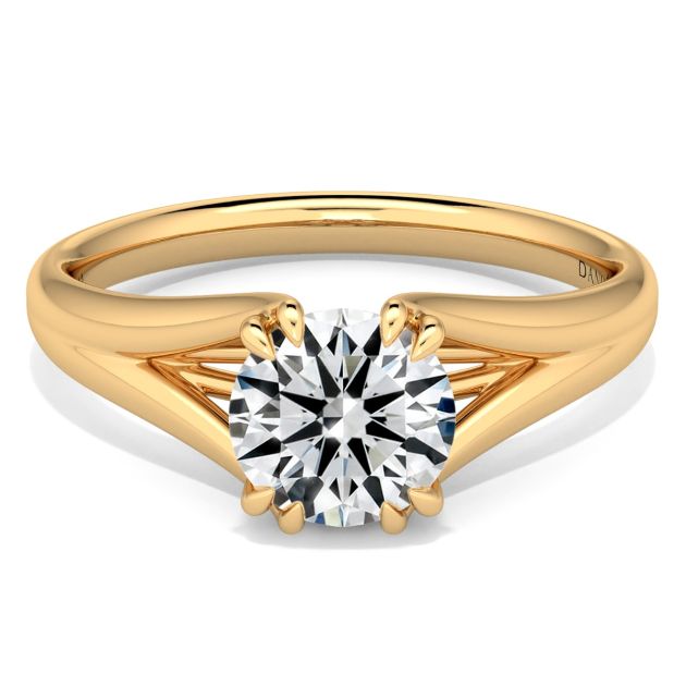 Norme de Danhov  Engagement Ring for Women in 14k Yellow Gold