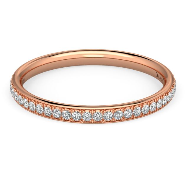 Norme de Danhov Wedding Band in 14k Rose Gold