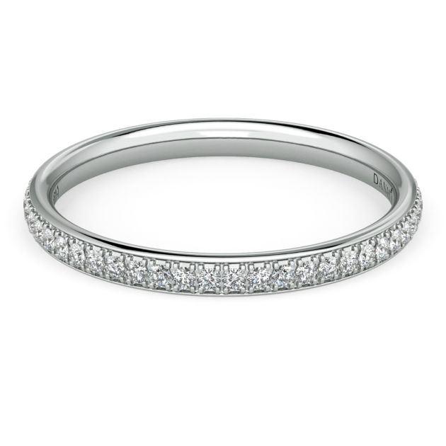 Norme de Danhov Wedding Band in Platinum