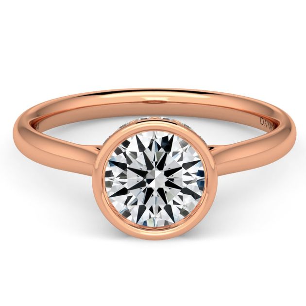 Norme de Danhov  Engagement Ring for Women in 18k  Rose Gold
