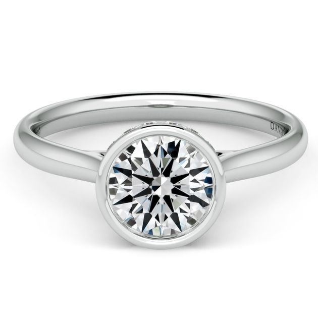 Norme de Danhov  Engagement Ring for Women in 14k White Gold