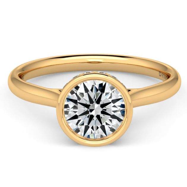 Norme de Danhov  Engagement Ring for Women in 14k  Yellow Gold