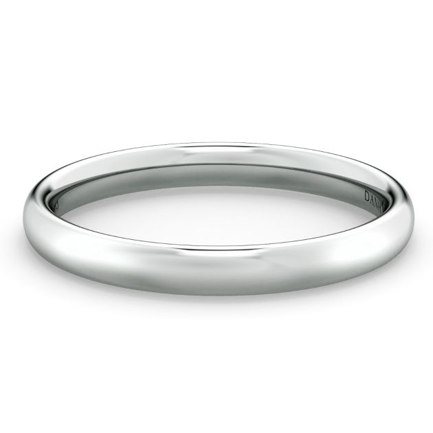 Norme de Danhov Wedding Band in 18k White Gold