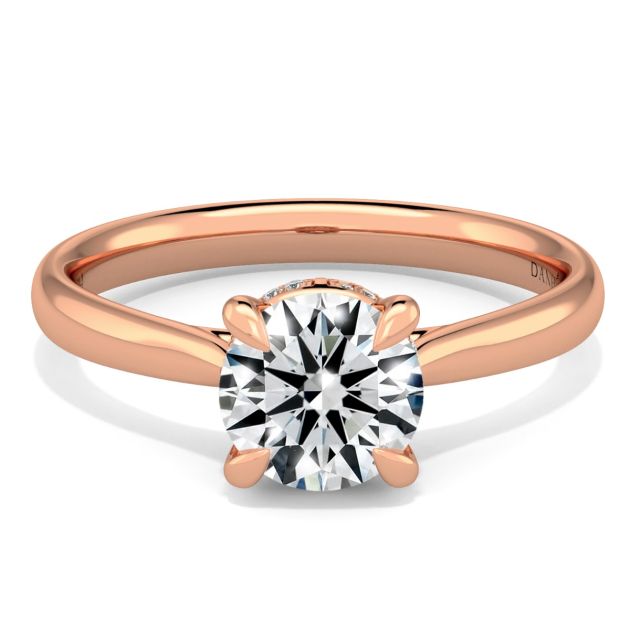 Norme de Danhov  Engagement Ring for Women in 14k Rose Gold