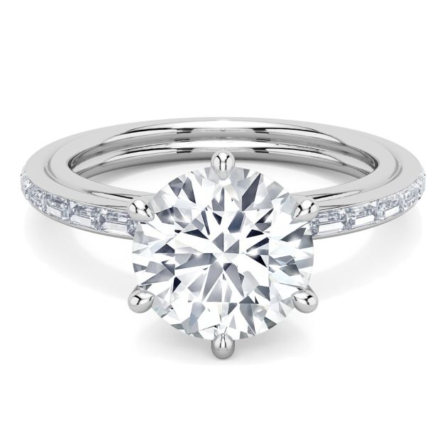 Danhov Unito Diamond Engagement Ring in Platinum
