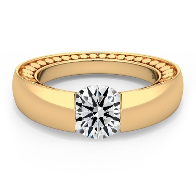 Danhov Voltaggio Engagement Ring in 14k Yellow Gold