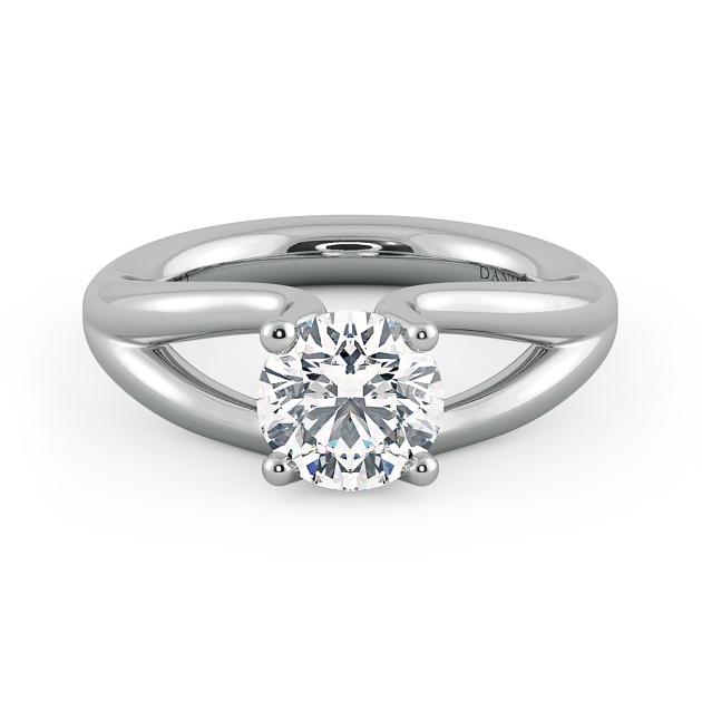 Danhov Voltaggio Engagement Ring in 14K White Gold